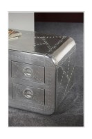 Lowboard - Silber - 100x45x50cm - AIRMAN