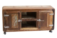 Lowboard aus Altholz - Bunt - 135x40x56cm - FRIDGE