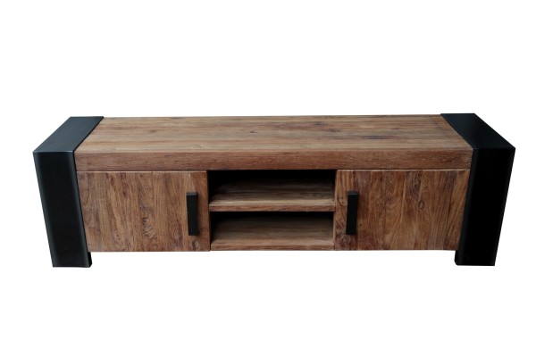Lowboard - Teak - Antikfinish - 187x50x52cm - CROCO TV