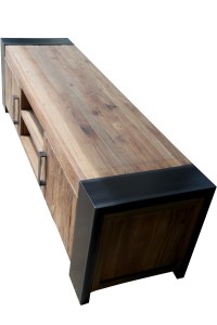 Lowboard - Teak - Antikfinish - 187x50x52cm - CROCO TV
