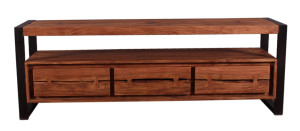Lowboard - Akazie - Metall - 160x40x55cm - Live Edge