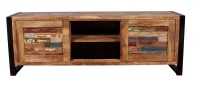 Lowboard - Altholz - Natur-Bunt - 160x40x55cm - MOX