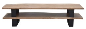 Lowboard Akazie mit Baumkante Natur