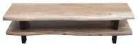 Lowboard Akazie mit Baumkante Natur