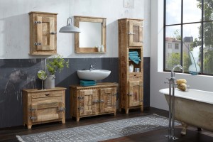 Kommode - Mangoholz - 67x30x60cm - FRIGO