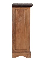 Kommode - Teak - Natur-Kolonialfarbig Platte kolonialfarbig - 53x36x100cm -  SEADRIFT