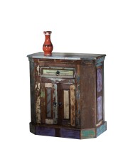 Kommode - Altholz - Bunt - 70x40x76cm- RIVERBOAT