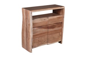 Kommode - Akazie - Natur - 90x40x90cm - ALBERA