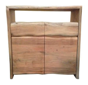 Kommode - Akazie - Natur - 90x40x90cm - ALBERA