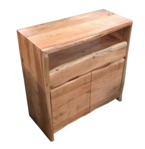 Kommode - Akazie - Natur - 90x40x90cm - ALBERA