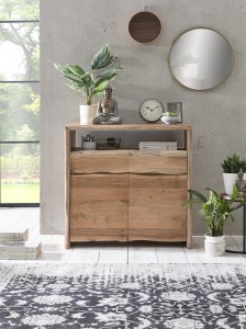 Kommode - Akazie - Natur - 90x40x90cm - ALBERA