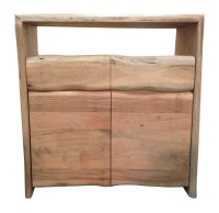 Kommode - Akazie - Natur - 90x40x90cm - ALBERA