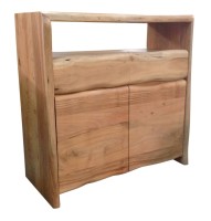 Kommode - Akazie - Natur - 90x40x90cm - ALBERA