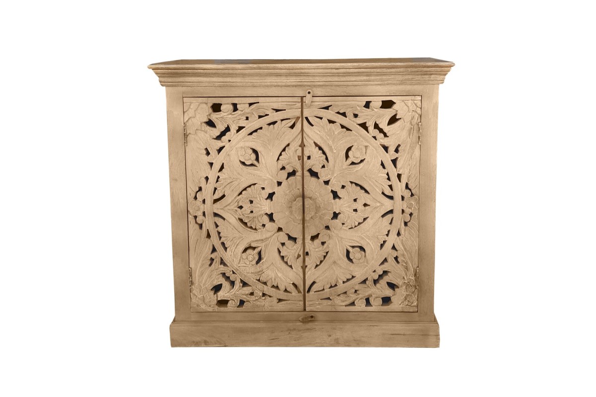 Kommode - Mango - Natur - 90x45x90cm - Lakadee