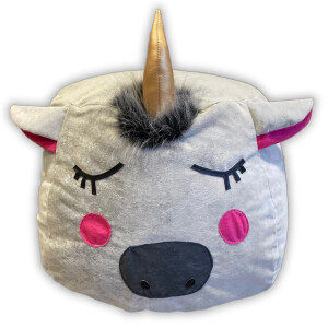 Kinder Pouf Sitzhocker Einhorn Ø 45 cm