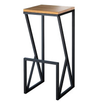 Barhocker Industriedesign schwarz Metall