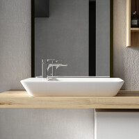 Design Aufsatzwaschbecken eckig 70cm