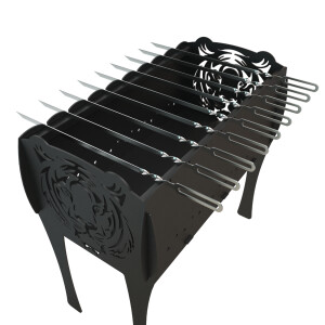 Holzkohlegrill Mangal zerlegbar M149 Tiger