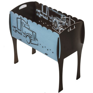 Holzkohlegrill Mangal zerlegbar M159 Truck