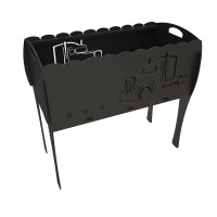 Holzkohlegrill Mangal zerlegbar M159 Truck