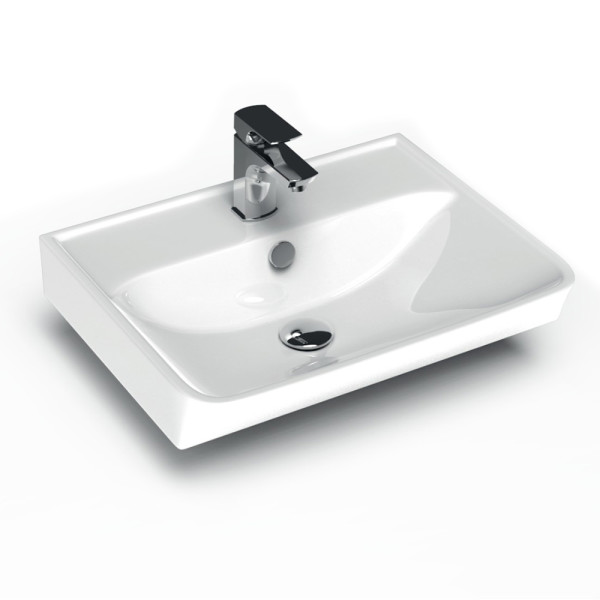 Handwaschbecken 50cm weiß KB-19050