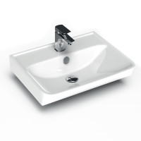 Handwaschbecken 50cm weiß KB-19050