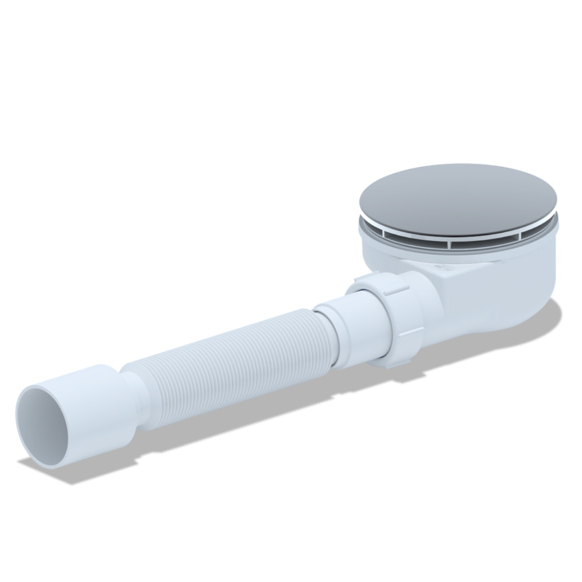 Duschablauf Ø 90mm flach 53mm inox E355