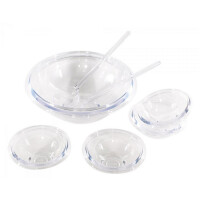 5er Set Salatschüssel aus Kunststoff