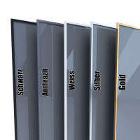 Spritzschutz aus Aluverbund 3mm Silber Gebürstet