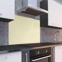 Spritzschutz aus Aluverbund 3mm Gold Gebürstet