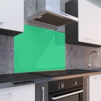 Spritzschutz aus Aluverbund 3mm Grün RAL 6024