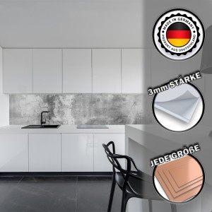 Küchenrückwand aus Aluverbund 3mm  - Alte...