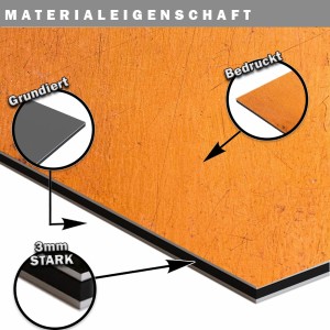 Küchenrückwand aus Aluverbund 3mm  - Gebirge dunkel - 7974