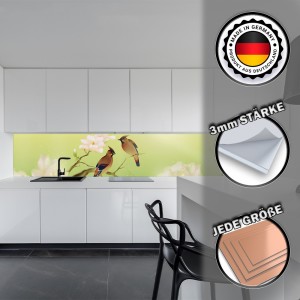 Küchenrückwand aus Aluverbund 3mm  - Kiebitz...