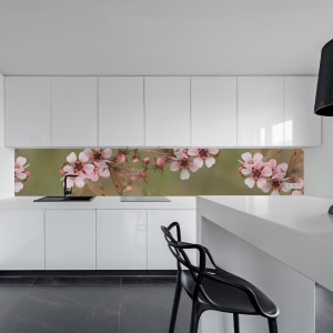 Küchenrückwand aus Aluverbund 3mm  - Kirschblüten - 2031
