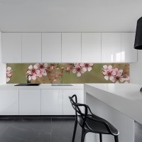 Küchenrückwand aus Aluverbund 3mm  - Kirschblüten - 2031