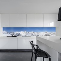 Küchenrückwand aus Aluverbund 3mm  - Gebirge hell - 4806