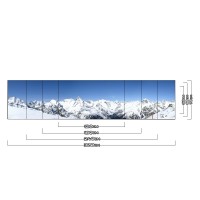 Küchenrückwand aus Aluverbund 3mm  - Gebirge hell - 4806
