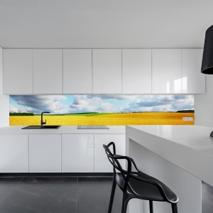 Küchenrückwand aus Aluverbund 3mm  - Weizenfeld...