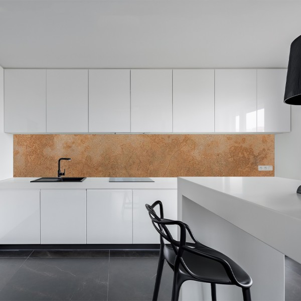 Küchenrückwand aus Aluverbund 3mm  - Betonwand Beige - 3380