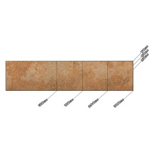 Küchenrückwand aus Aluverbund 3mm  - Betonwand Beige - 3380