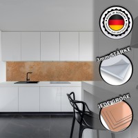 Küchenrückwand aus Aluverbund 3mm  - Betonwand Beige - 3380