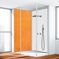 Duschrückwand Aluverbund Wand Orange - 7890