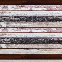 Duschrückwand Aluverbund Holzdielen schwarz-grau - 0070