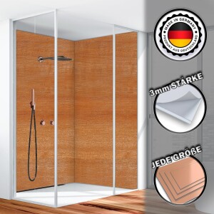 Duschrückwand Aluverbund Metallrost - 4656