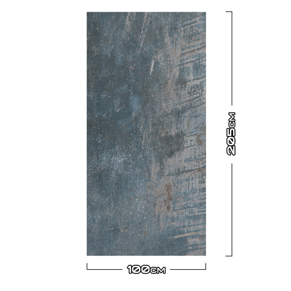 Duschrückwand Aluverbund Spachtel Dunkel -1580 100x205cm matt