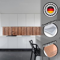 Küchenrückwand aus Aluverbund 3mm  - Holzdielen - 7938