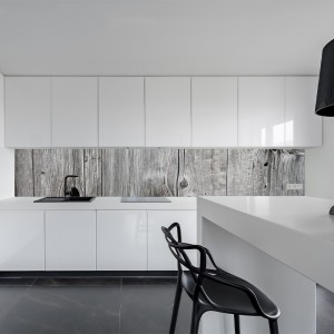 Küchenrückwand aus Aluverbund 3mm  - Holzwand...