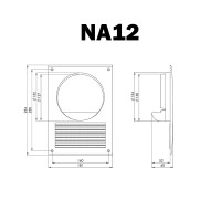 Kunststoff Gitter-Adapter Ø 120-125mm