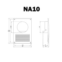 Kunststoff Gitter-Adapter Ø 120-125mm